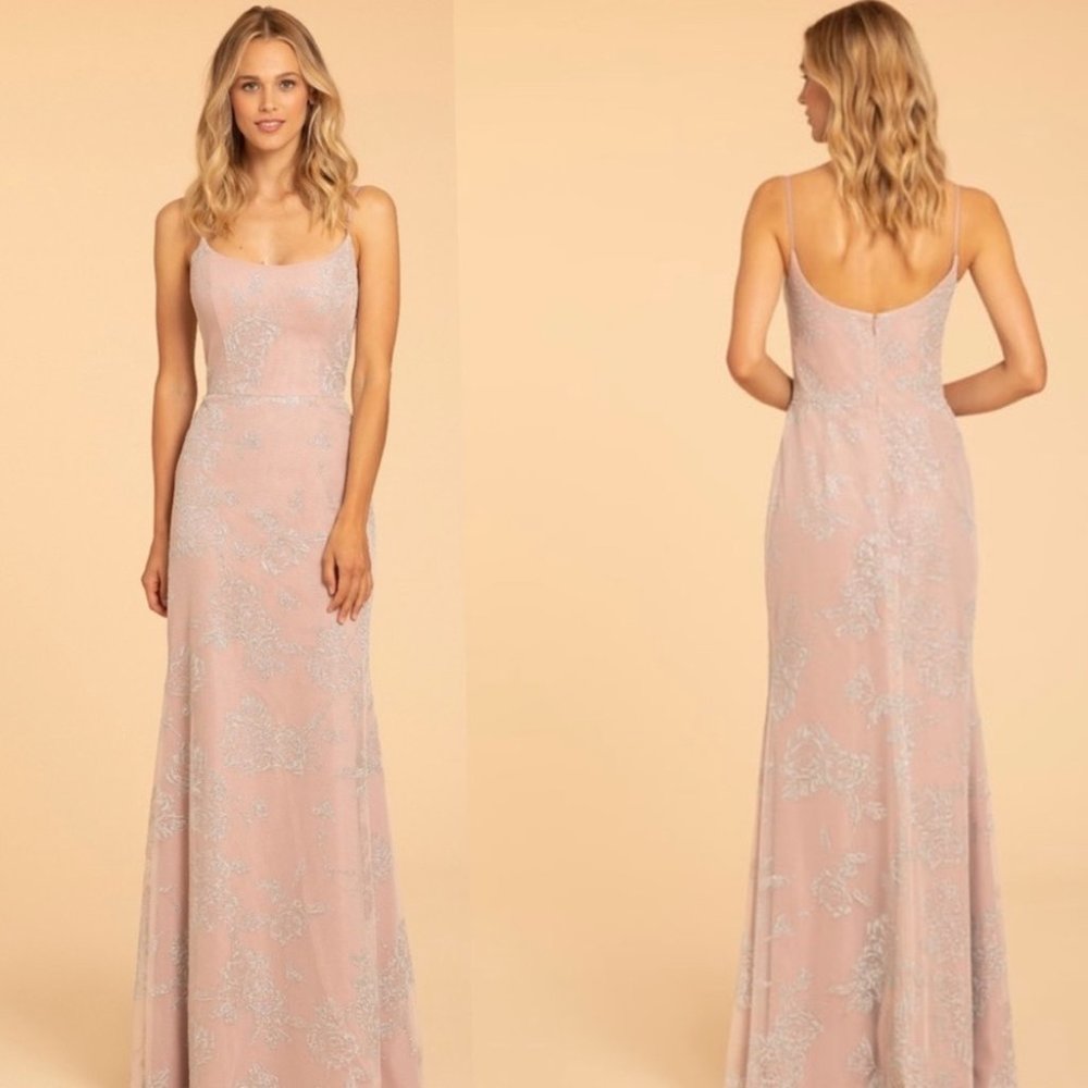 Hayley Paige Occasions Bridesmaid Dress - Dusty Rose Size 2